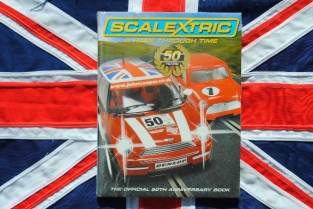 SCL002  SCALEXTRIC a race trough time 50 years Anniversary